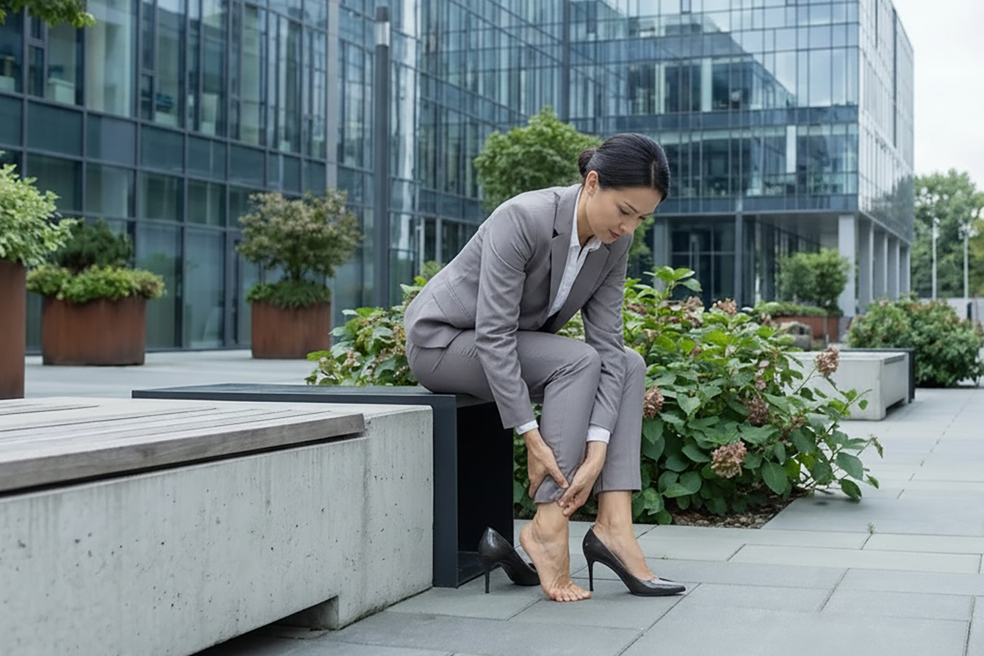 Achilles tendon partial rupture