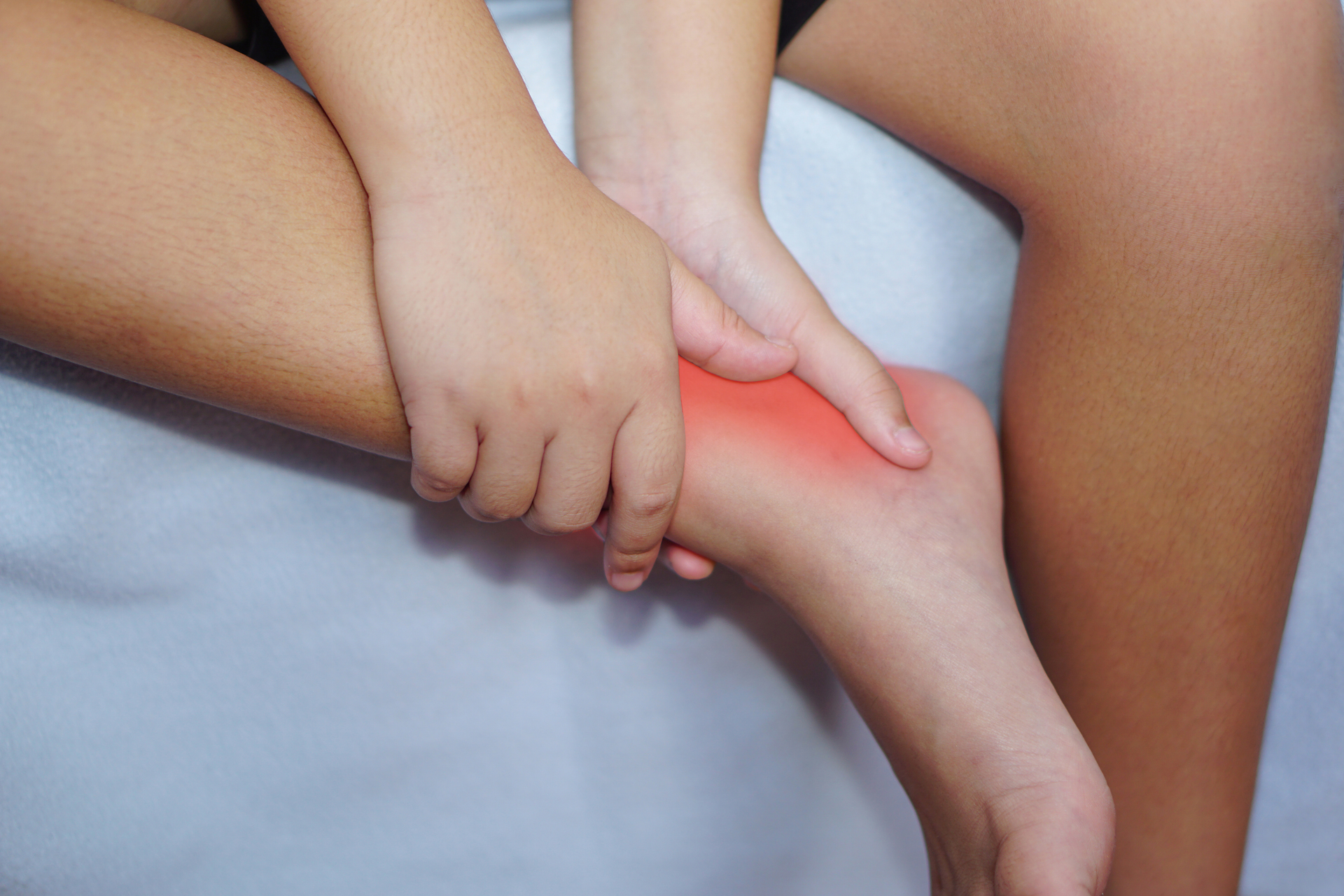 Heel pain is an important symptom of Plantar Fasciitis 