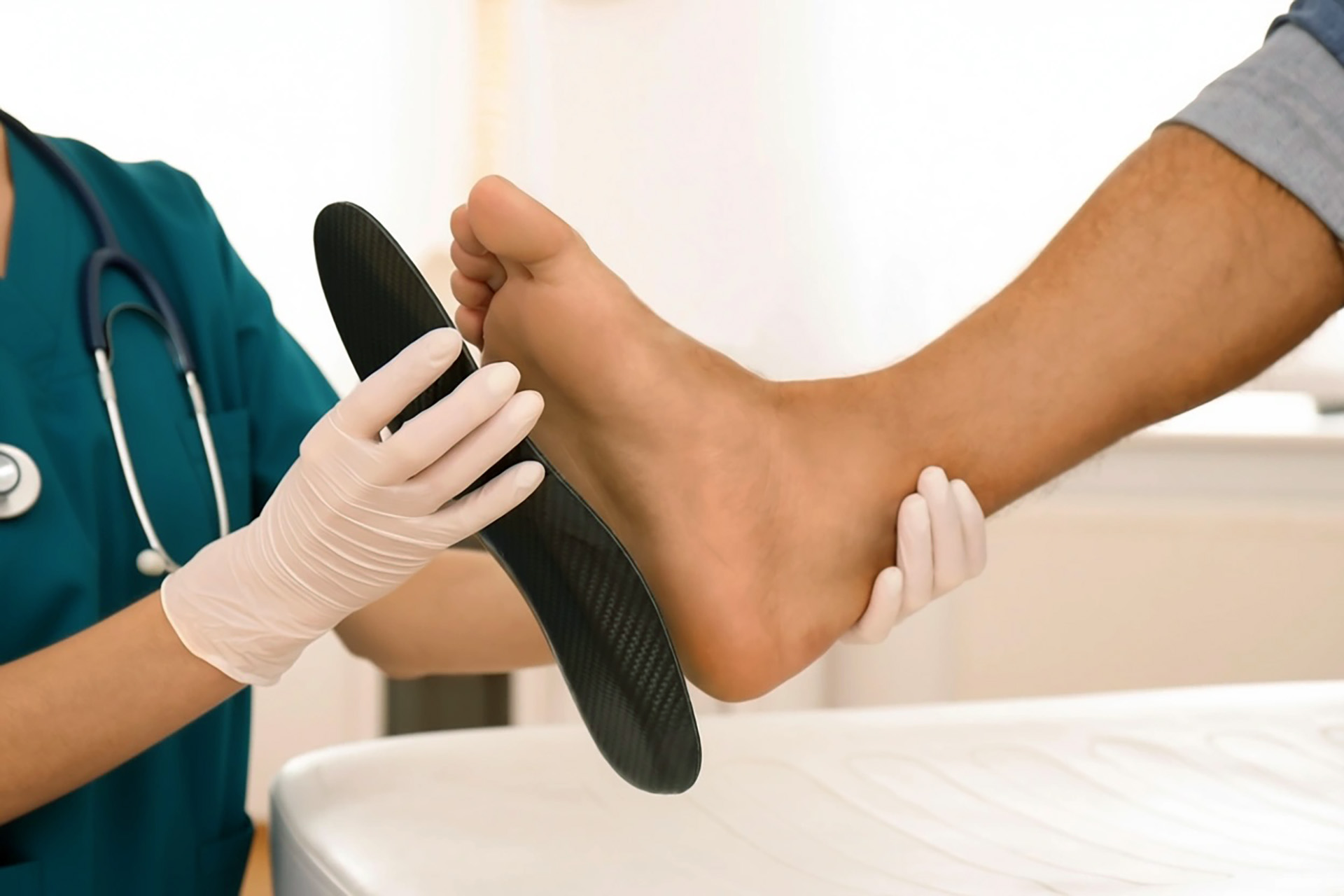 flat feet problems orthoses