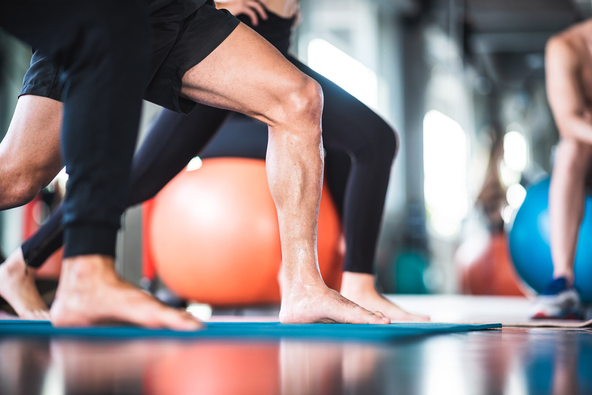 flat foot ankle pain