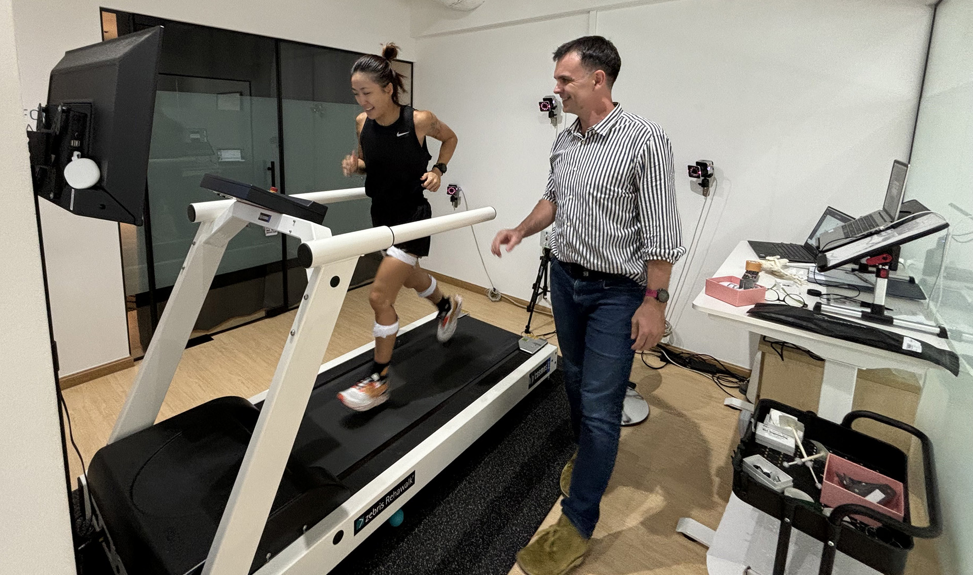 gait analysis for flat feet running