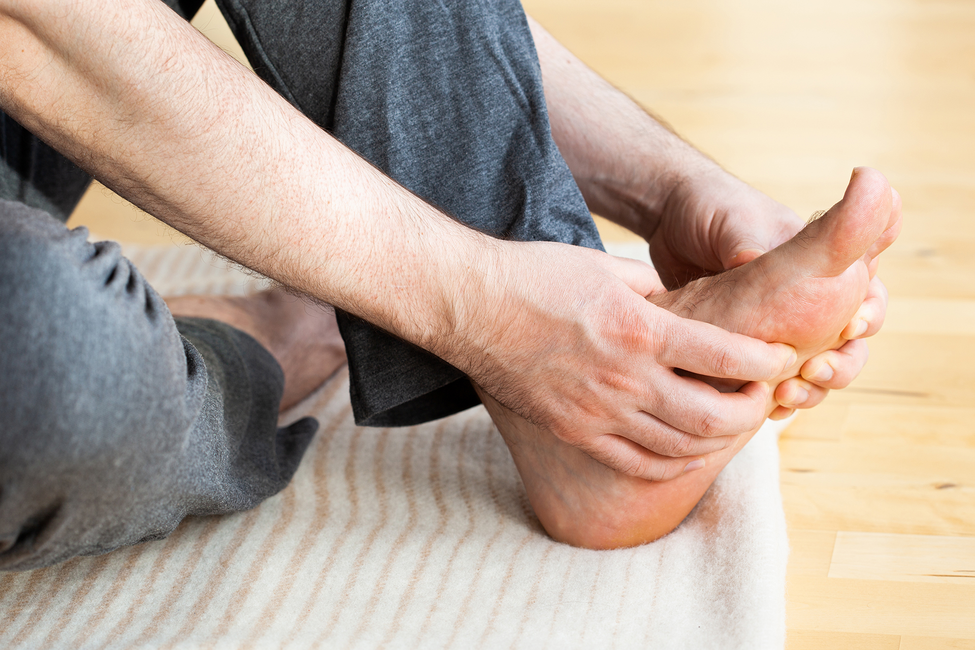 inflamed tendon in foot
