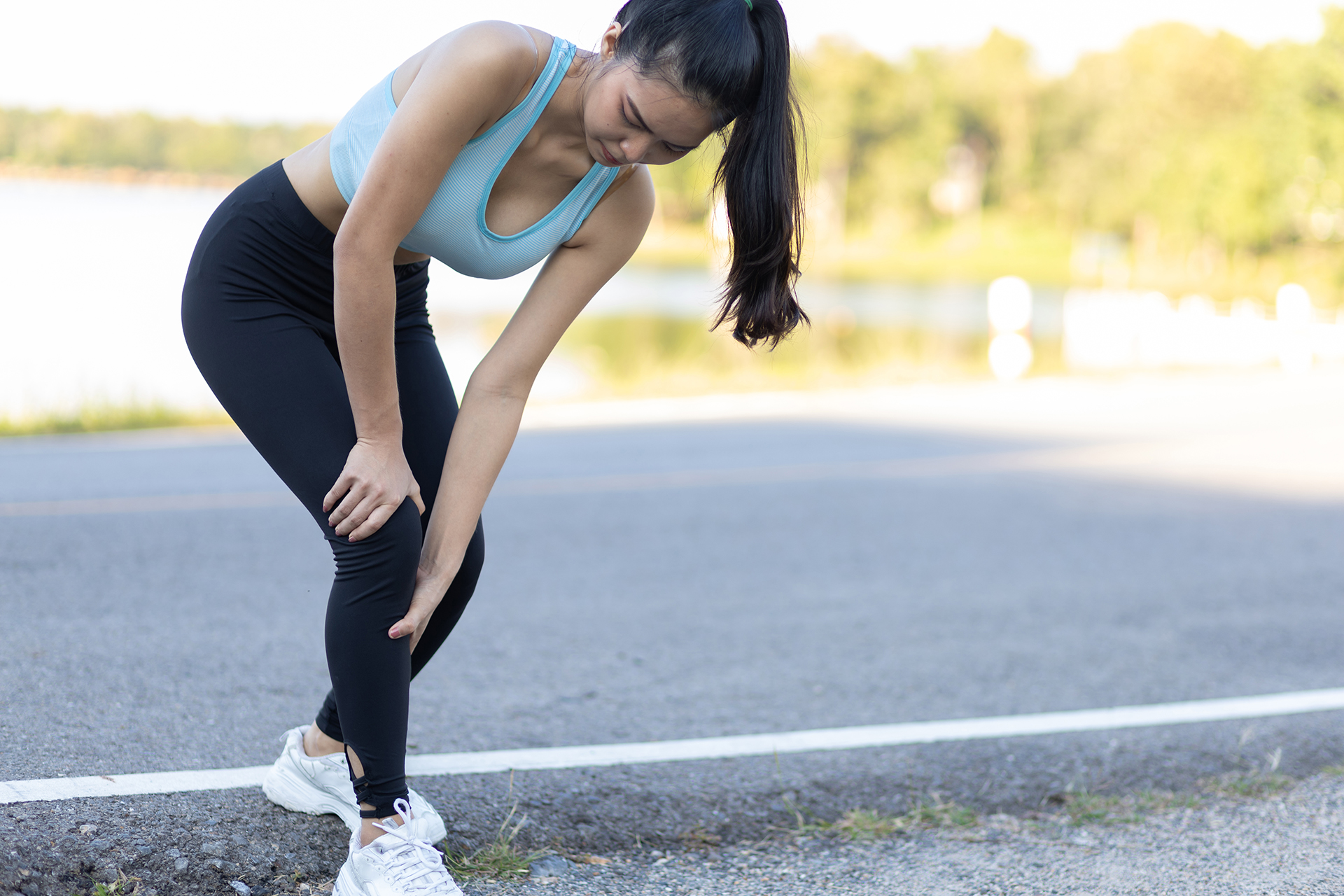 shin bone pain after running