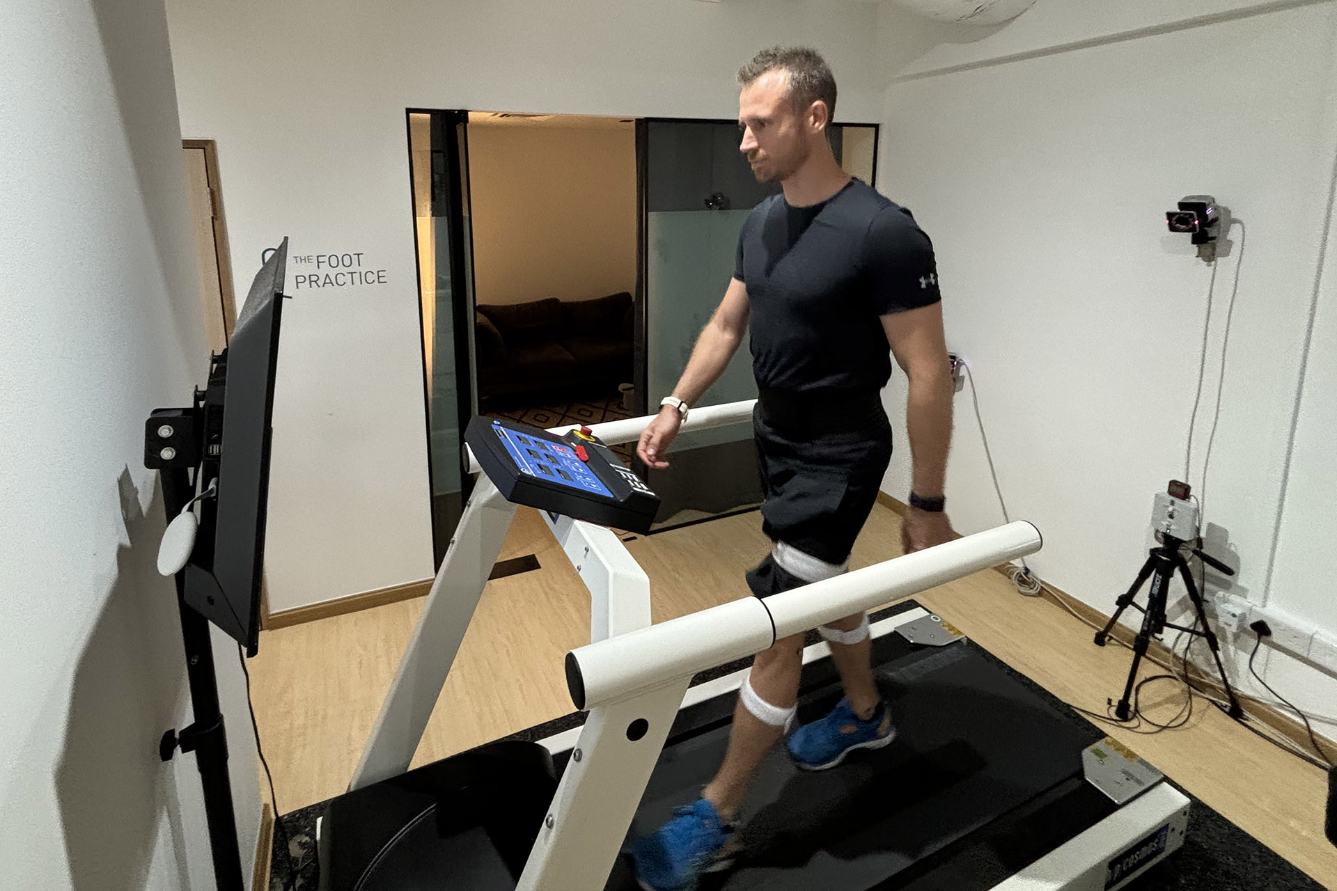 the walking gait analysis process